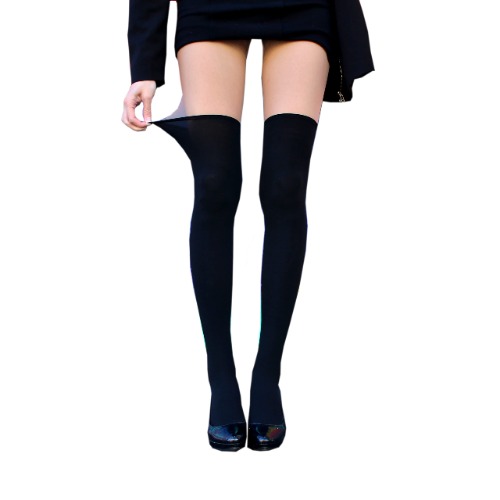 Millennials In Motion Mock Thigh High Socks Tights Suspender Pantyhose Thigh High Stockings For Women