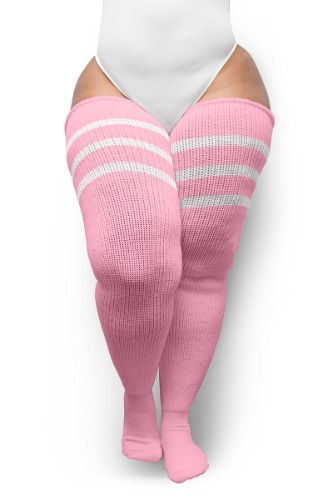 Pastel Pink & Stripes - Long 36 Inches