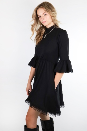 Mini Kiki Dress in Black | M