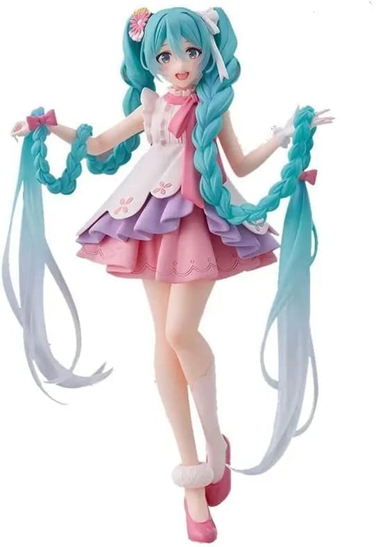 Figura Anime Hatsune Miku Action Figura Hatsune Miku Figura a buon mercato Hatsune Miku Figura Pink Hatsune Miku Figura Sakura Decorazione Collectible Toy Animazioni Character Model