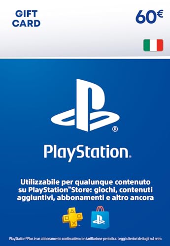 60€ PlayStation Store Gift Card | PSN Account italiano [Codice per email] - Standard - 60 EUR