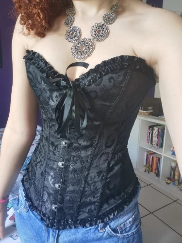 Genuine Elegant Corsets - Black / XL