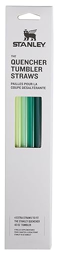 Stanley Quencher Straws - Green Multi Pack - 4 Pack for 40oz