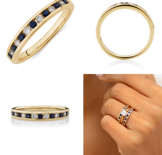 Sapphire and Diamond ring