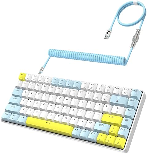 YINDIAO K84 Mecanical Keyboard, Lemon