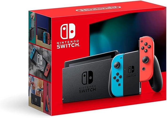 Nintendo Switch™ with Neon Blue and Neon Red Joy‑Con™ - Console - Black