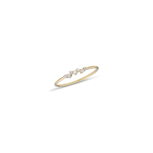 Scatter Diamond Ring - 14K Yellow Gold