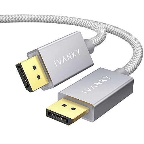 DisplayPort Cable, 6.6ft DP Cable 1.2 - 4K-1Pack - Grey