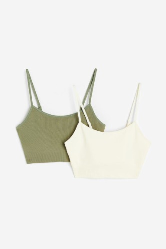 2-pack Seamless Sports Bralettes