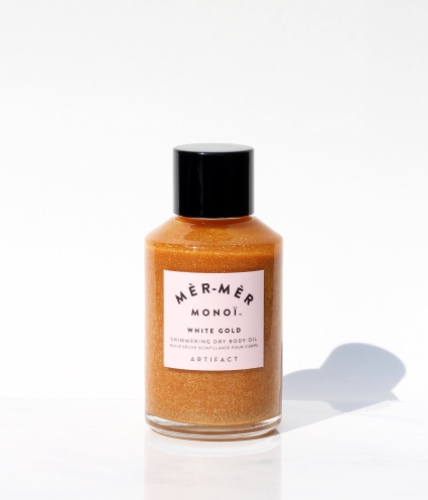 Mèr-Mèr Monoï White Gold Shimmering Dry Body Oil - 125ml | Default Title