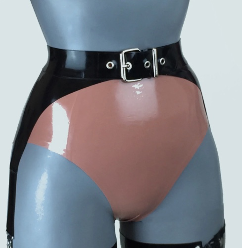 Latex Suspender Belt