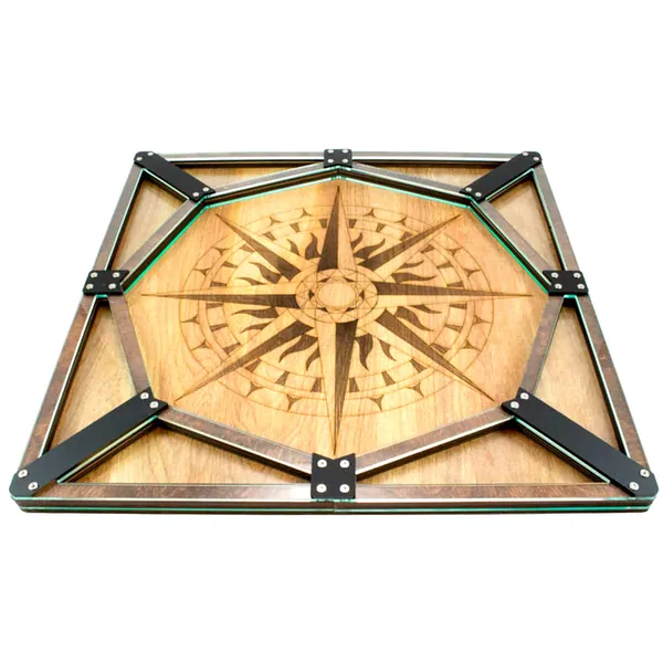 C4Labs 18" Monumental Compass Dice Tray ~ Great for Big Groups - 