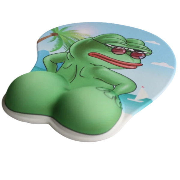 PepeMods Mouse Pad with Gel Wrist Support