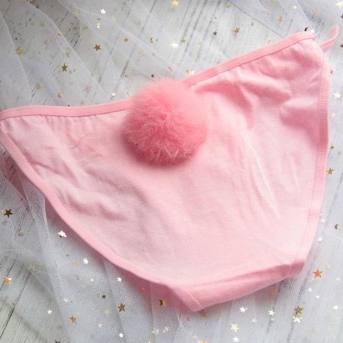 Bunny Tail Undies - Pink