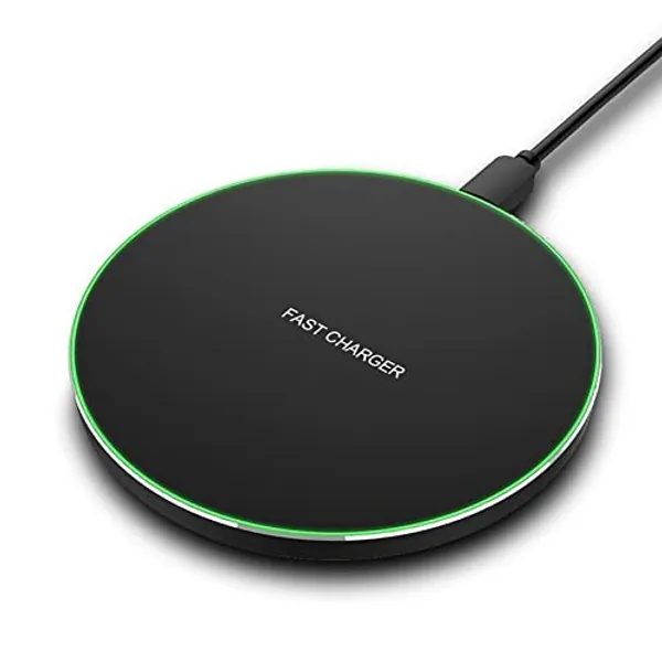Fast Wireless Charger,20W Max Wireless Charging Pad Compatible with iPhone 14/14 Plus/14 Pro/14 Pro Max/13/12/11/X/8,AirPods;FDGAO Wireless Charge Mat for Samsung Galaxy S22/S20/Galaxy Buds - 20W-Black