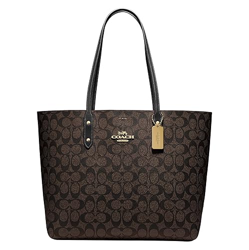 Coach Women's Town Tote - One Size - Brown Black