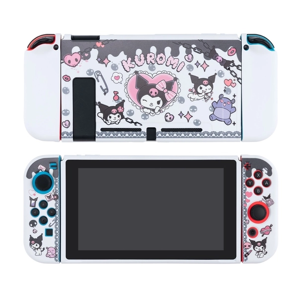 Cute Kuromi Switch Covers Kawaii White Kuromi Switch Case - Switch
