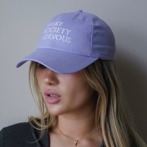 THE MAKE SOCIETY NERVOUS DAD HAT | WISTERIA