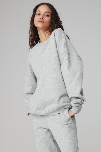 Renown Heavy Weight Crew Neck Pullover - Athletic Heather Grey | Athletic Heather Grey / S