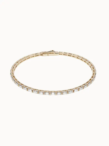 Classic Baguette Diamond Tennis Bracelet