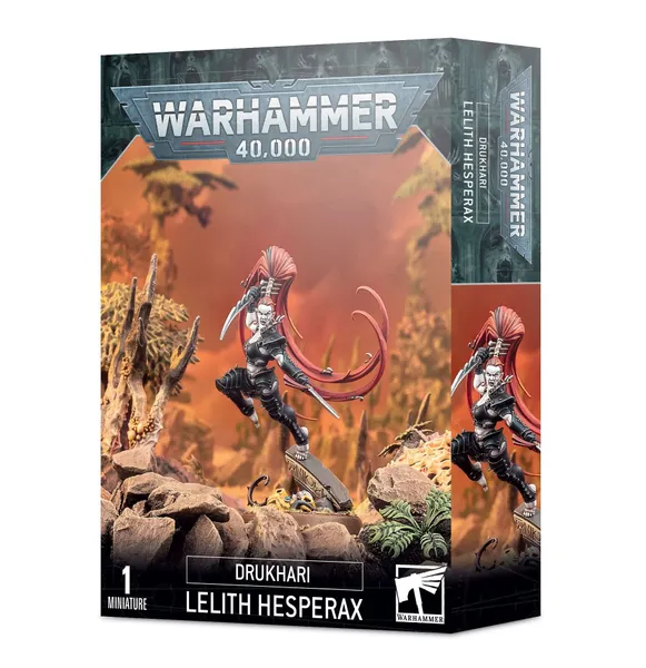 Warhammer 40,000: Drukhari Lelith Hesperax Miniature