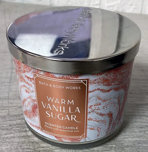 Warm Vanilla Sugar Scented Candle