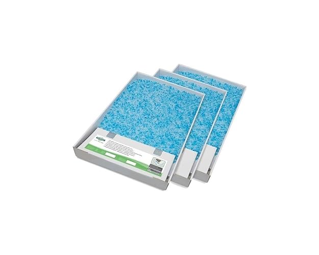 PetSafe ScoopFree Self-Cleaning Cat Litter Box Tray Refills with Premium Blue Non Clumping Crystal Litter, 3-Pack - 3-Pack - Blue