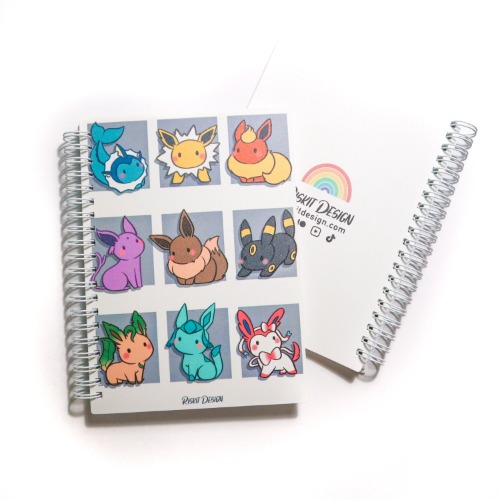 Eeveelutions | Reusable Sticker Book — Riskit Design