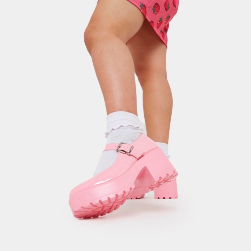 Tira Mary Jane Shoes 'Pink Princess Edition' | UK 10 / Pink
