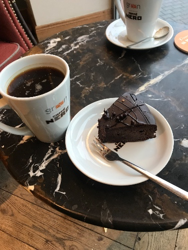 Coffee & something delicious 