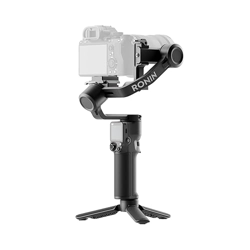 DJI RS 3 Mini, 3-Axis Mirrorless Gimbal Lightweight Stabilizer for Canon/Sony/Panasonic/Nikon/Fujifilm, 2 kg (4.4 lbs) Tested Payload, Bluetooth Shutter Control, Native Vertical Shooting - DJI RS 3 Mini