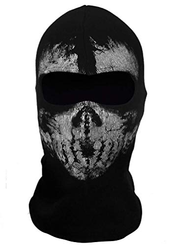Mask Skull Ghost for Motorcycle Mask Black