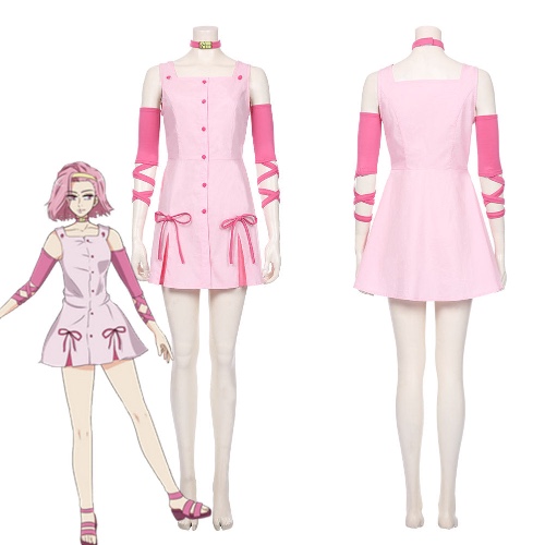 JoJo‘s Bizarre Adventure -Sugimoto Reimi Women Dress Outfits Halloween Carnival Costume Cosplay Costume | Female / S