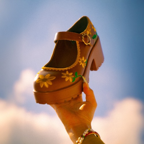 Tira Brown Mary Janes ‘Sunflower Edition' | UK 6 / Brown