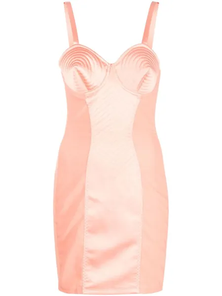 Iconic cone-bra minidress