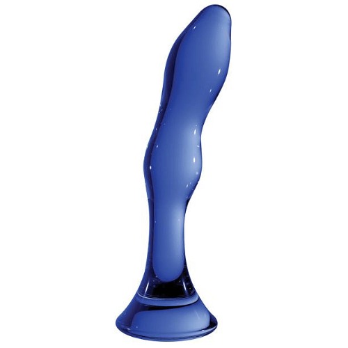 Chrystalino Gallant Glass Dildo - Blue