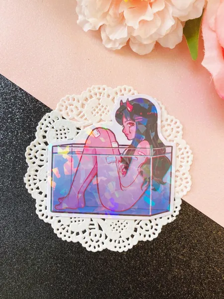 Tomie - 3in Holographic Sticker