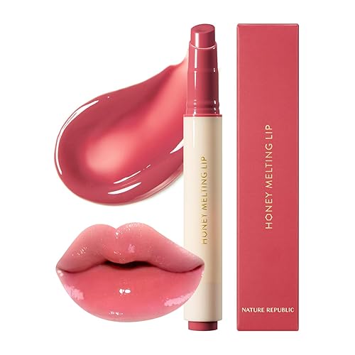 Nature Republic HONEY MELTING LIP (03 BERRY) SOFT LIP STICK, korean lip, Lip Gloss, Glow lip, glossy, lip balm, lip crayon, jelly gloss, lip pen, tint, korean make up - 03 BERRY