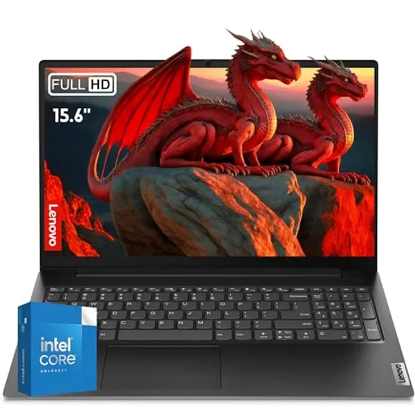 Lenovo Newest V15 Series Laptop, 40GB RAM, 2TB SSD Storage, 15.6″ FHD Display with Low-Blue Light, Intel 4-Cores Upto 3.3Ghz Processor, HDMI, Ethernet Port, WiFi & Bluetooth, Windows 11 Home