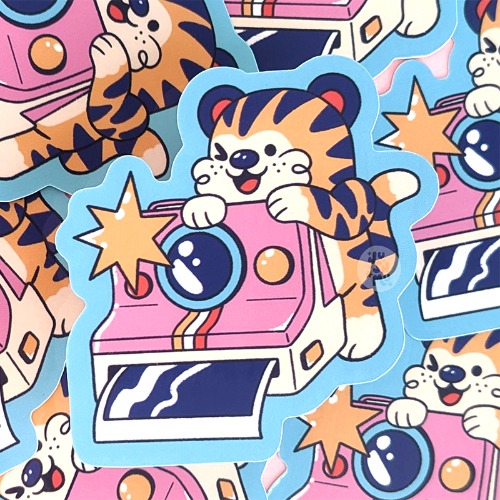 Photographer Tiger Sticker