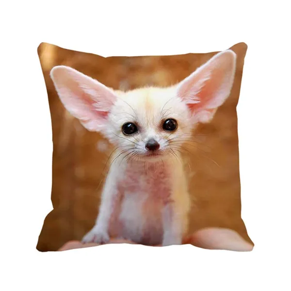  Fennec Fox Print Pillow 