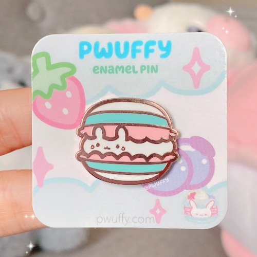 Macaron Bunny Trans Pride Pin | B-Grade