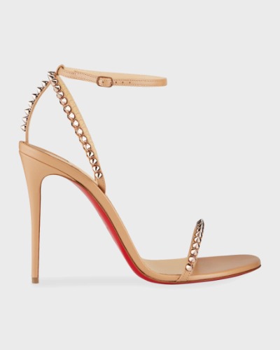 So Me Spike Red Sole Sandals