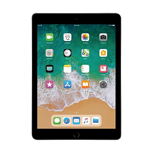 iPad (6th Gen.) - 32GB - WiFi + Cellular - Space Gray (Renewed Premium) - 32GB - Gray - Wi-Fi + Cellular