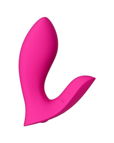 LOVENSE Flexer Wearable Panty Vibrator, App Remote Control Butterfly Vibrator for Women Pleasure, Rechargeable Clitoral G Spot Stimulator, Bluetooth Adult Sex Toys for Couples Play