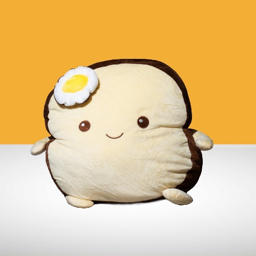 Bready - Soft Toast Bread Plush Toy (Brown) - 40cm