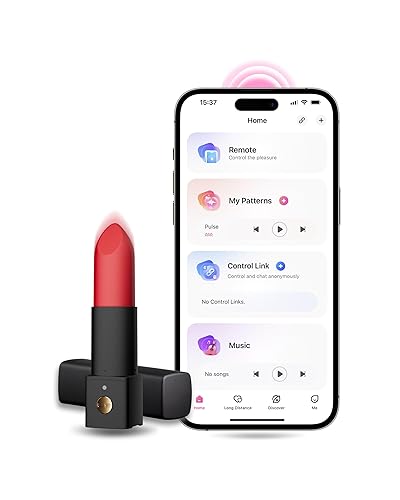 LOVENSE Exomoon Mini Bullet Vibrator Bluetooth Secret Lipstick Vibrator, Waterproof Nipple, Clitoris & G Spot Massager for Women, Small Portable Vibrating & Massaging Adult Sex Toys for Couples
