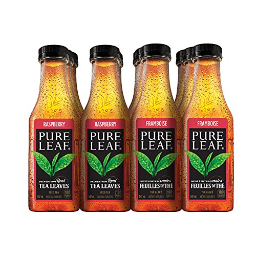 Pure Leaf Raspberry Iced Tea, 547 mL Bottles, 12 Pack - Raspberry