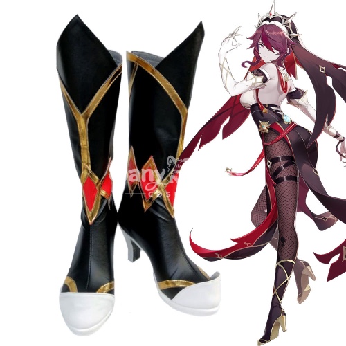 【In Stock】Game Genshin Impact Cosplay Rosaria Cosplay Shoes - 39