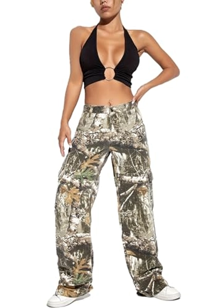 Amazon.com: Voghtic Army Fatigue Cargo Pants Women, Womens Camo Pants, Camo  Cargo Pants for Women : Clothing, Shoes & Jewelry